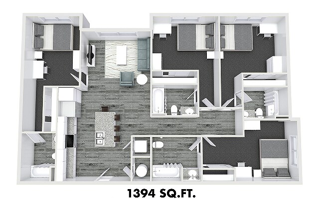 4 Bed 4 Bath C - Nine At Memphis