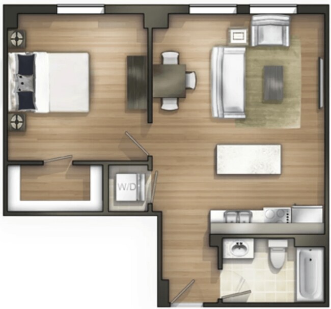 Floorplan - The Land Bank Loft Apartments