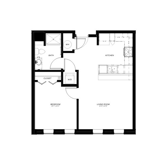 B1 Layout - Lancaster Lofts