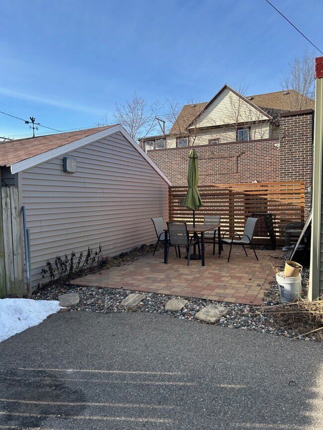 Shared private patio in back - 3452 Nicollet Ave