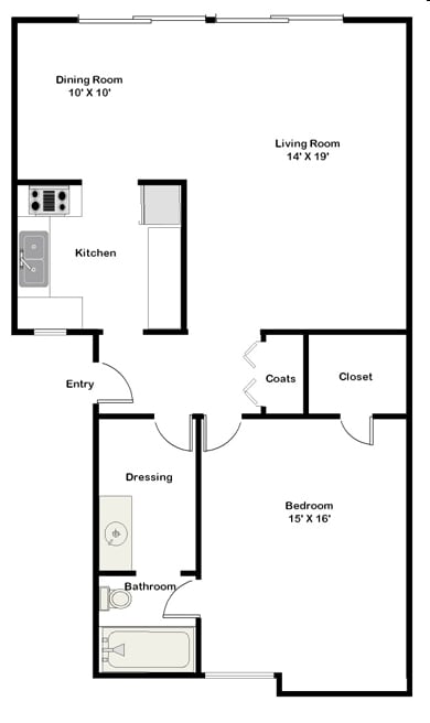 1BR/1BA - Ashwood Gardens