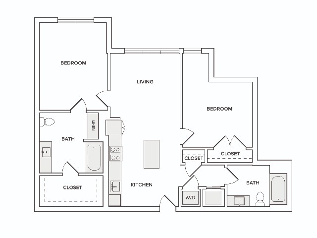 B01 989 sq. ft. - Modera Founders Row