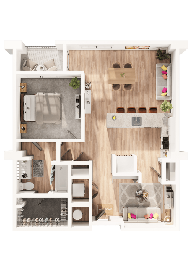 Floorplan - Arapahoe Square Apartments