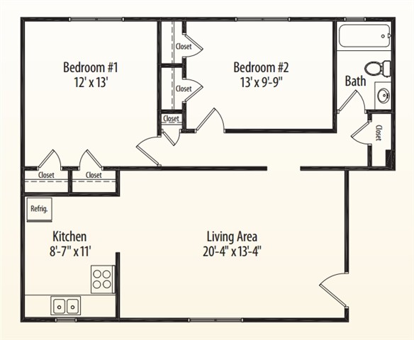 Red Oak Acres: 2 bedroom/1 bath - Red Oak Acres