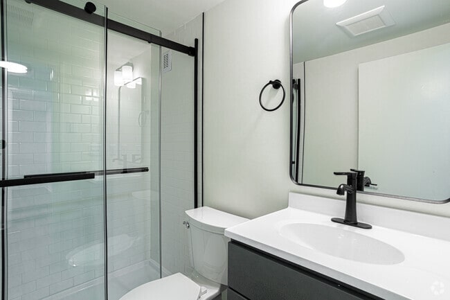 2BR, 1BA - 810SF - Bathroom - Madison Residences