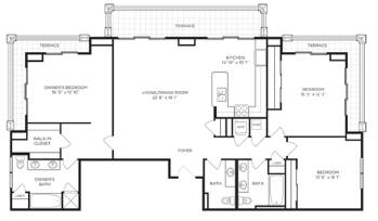 3BR/3BA - Residences at Park Place