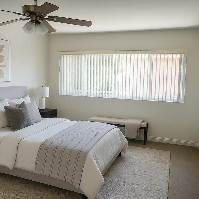 Large bedroom with big windows and plenty of natural light - 5510 Adelaide Ave