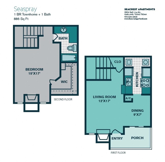 Floorplan - Seacrest Apartments
