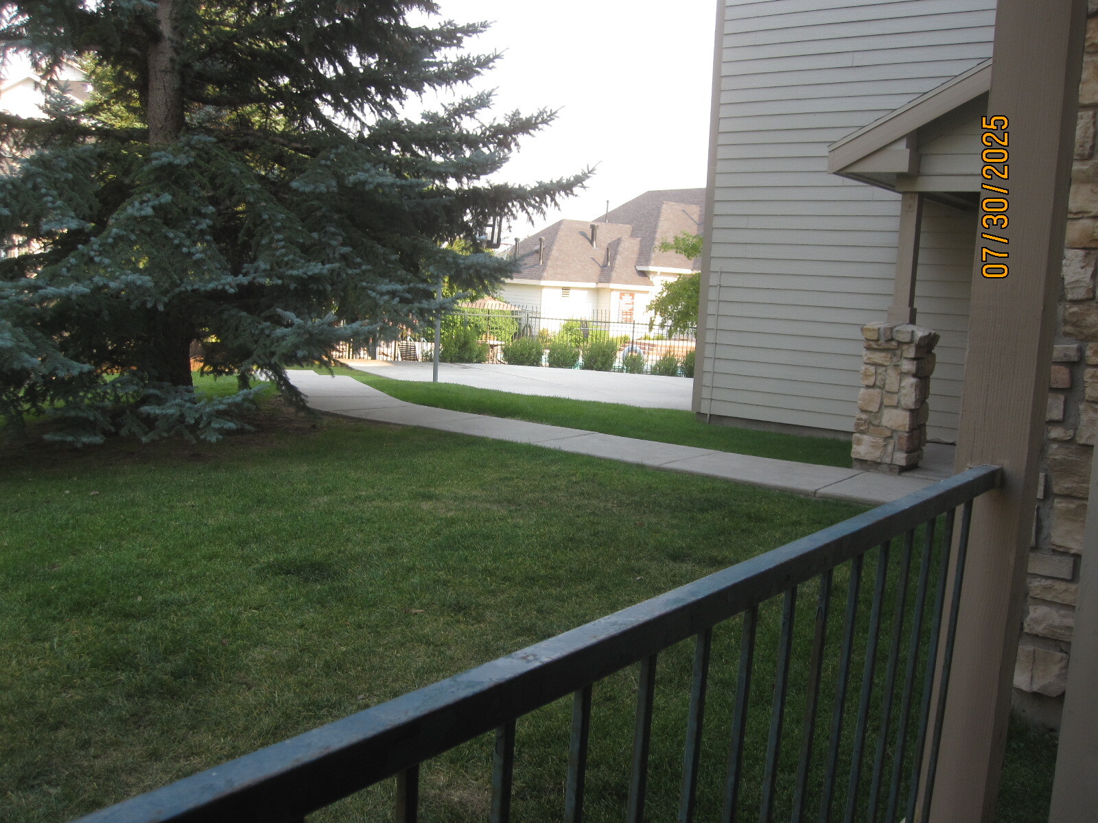 patio view of lawn and pool - 900 Bitner Rd