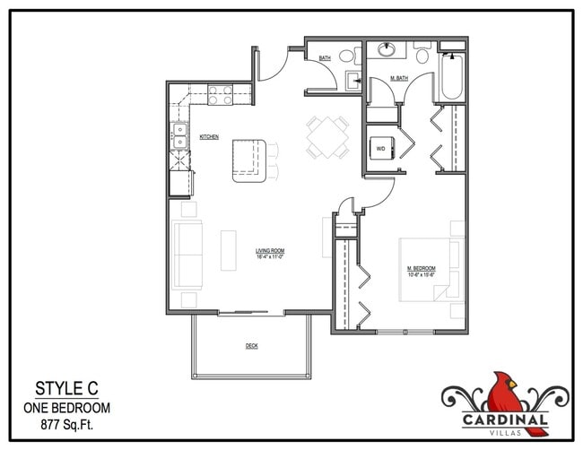 Building Photo - Spacious 1-bedroom, 1.5 bath, 2nd floor, with Balcony view, Available 7/1/2026