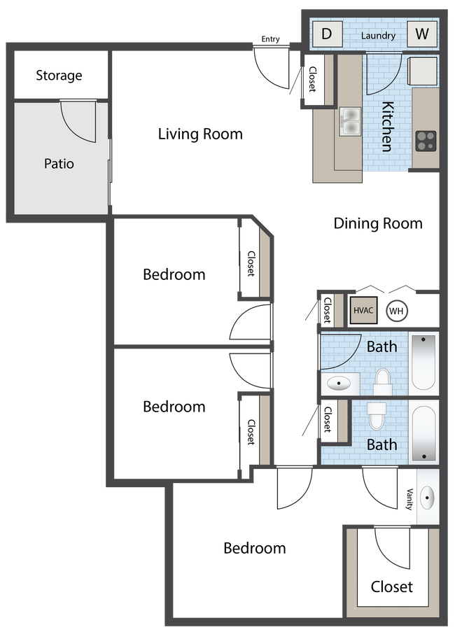 Floorplan - Parkcrest Village