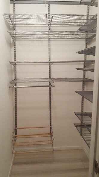 Custom shelving in all closets - 12050 Trotwood Drive