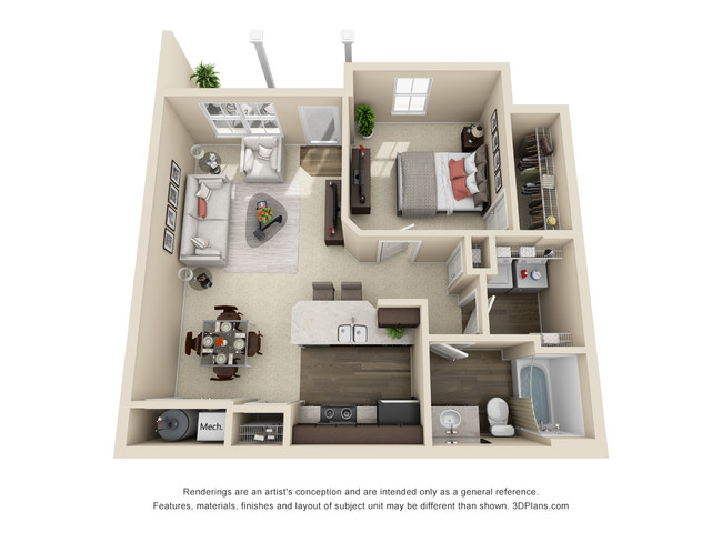 Floorplan - The Wendell