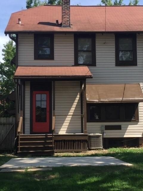 Back porch - 315 Siebert St