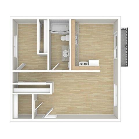 Floorplan - Park Place North Apartments