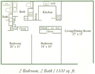 2BR/2BA - Magnolia Point