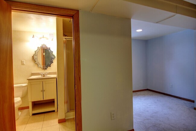 Basement bathroom attached to basement bedroom - 5427 Xerxes Ave S