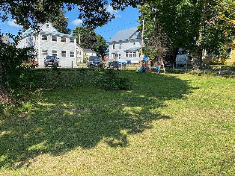 backyard, building on left - 210 Center St