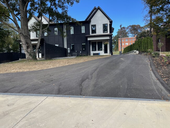 Shared driveway to new garages - 2312 Island Home Ave