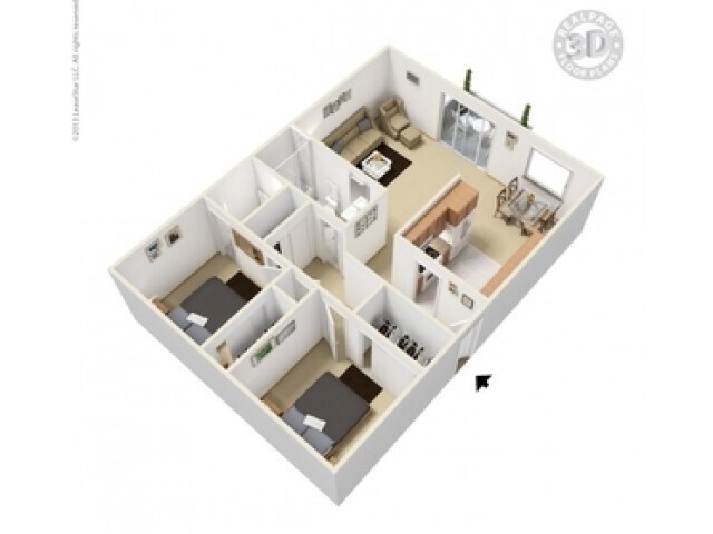 2 Bedroom/1.5 Bathroom - The Edison