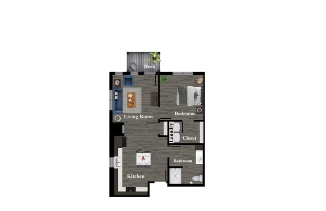 Floorplan - Enclave Overlook Apartments