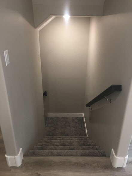 stairway to basement - 10668 N 36th E