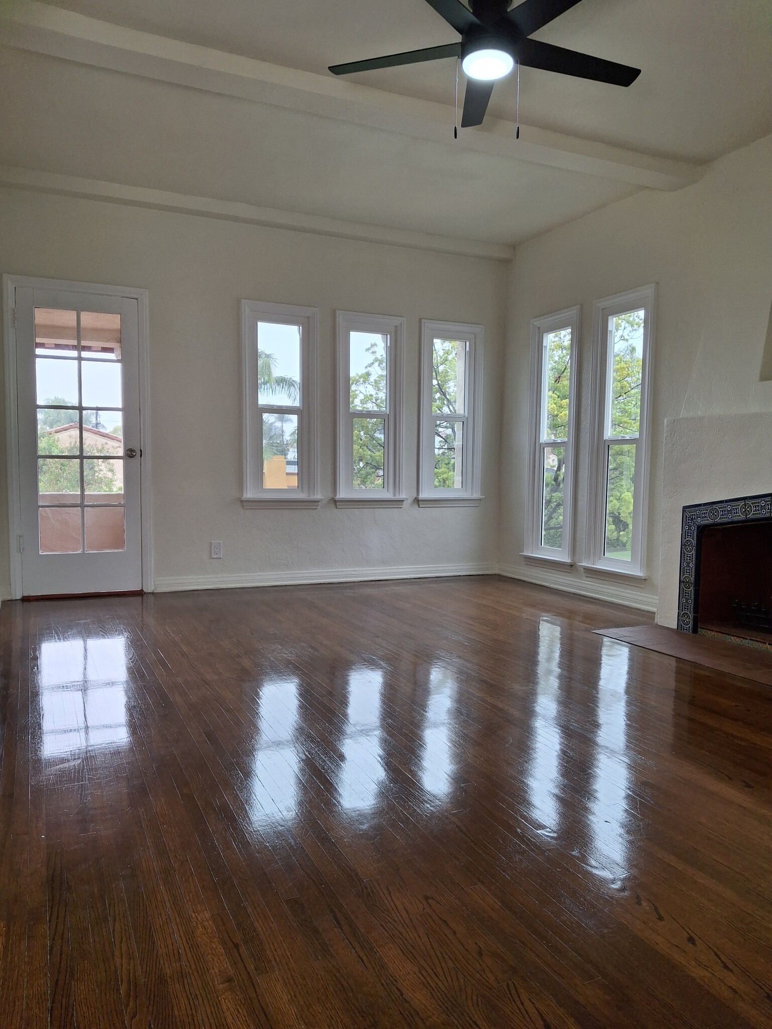 Living Room with Balcony Door - 1350 Meadowbrook Ave