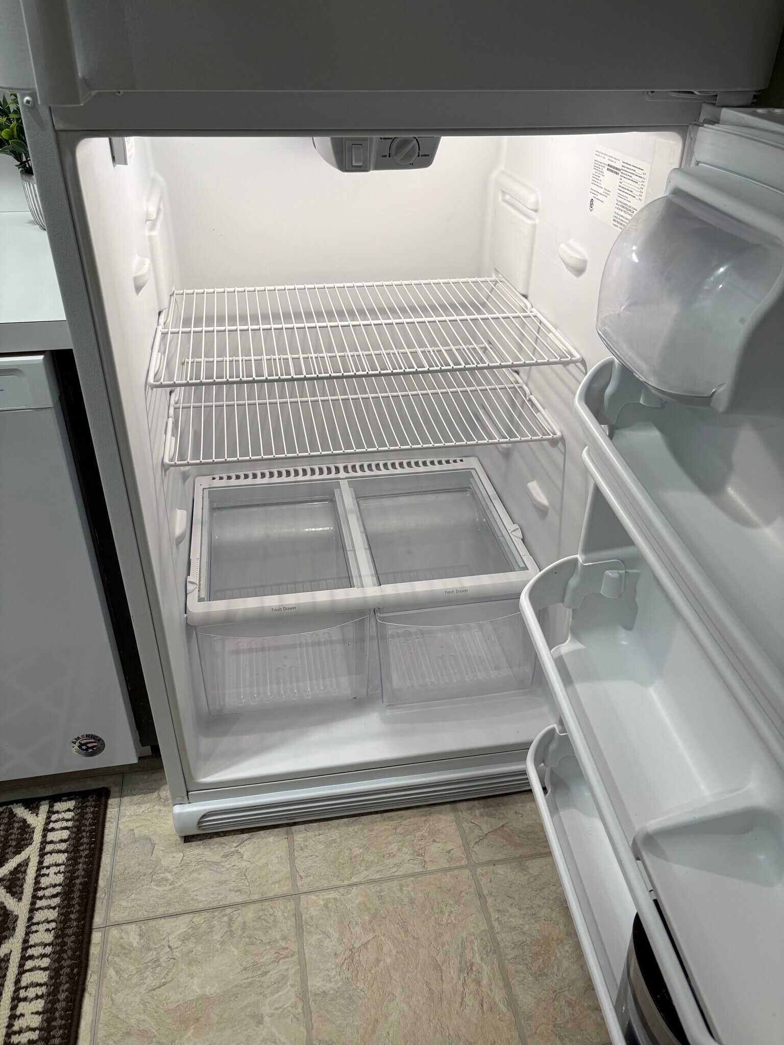 INSIDE FRIDGE FREEZER - 509 Highwood Dr