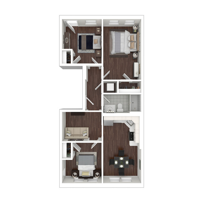 Floorplan - Clearway Apartments