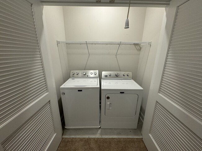 Washer / Dryer on bedroom level - 1758 Park Terrace Ln