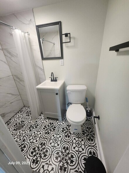 Basement bathroom - 708 N Madeira St