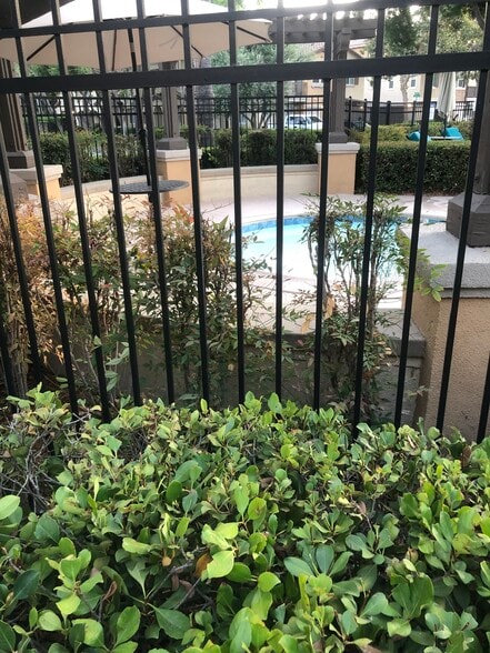 Pool area gate . - 6395 Delgado Ln