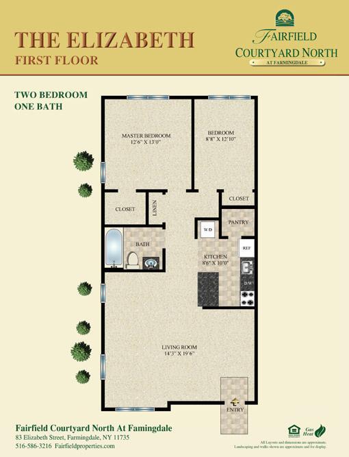 Floorplan - Fairfield Courtyard North At Farmingdale