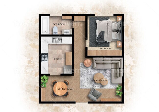 Floorplan - Pinewood Manor Apartments