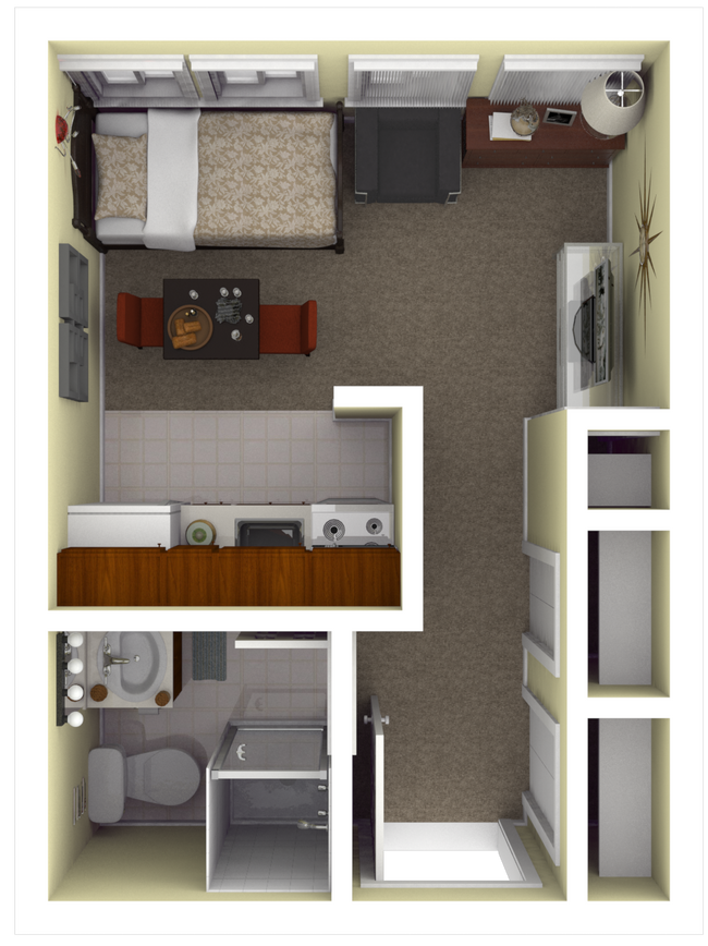 Floorplan - Larpenteur Manor Apartments
