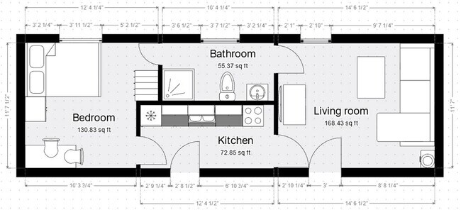 Floorplan - Campus Edge at Slippery Rock
