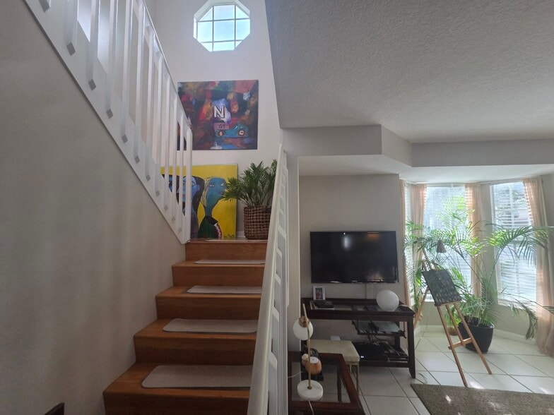 stairs to the second floor - 137 Radcliffe Ct