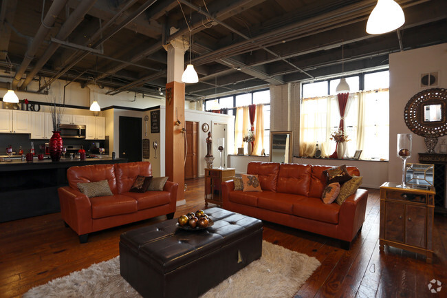 1 Bedroom - Living Room - Keystone Lofts