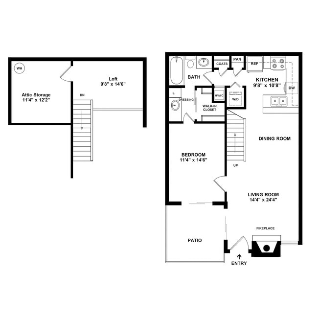 Floorplan - Casa Azul Townhomes