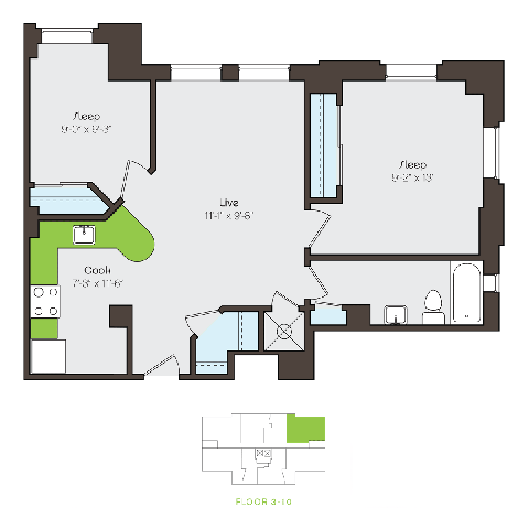 Floorplan - The Brownhardt