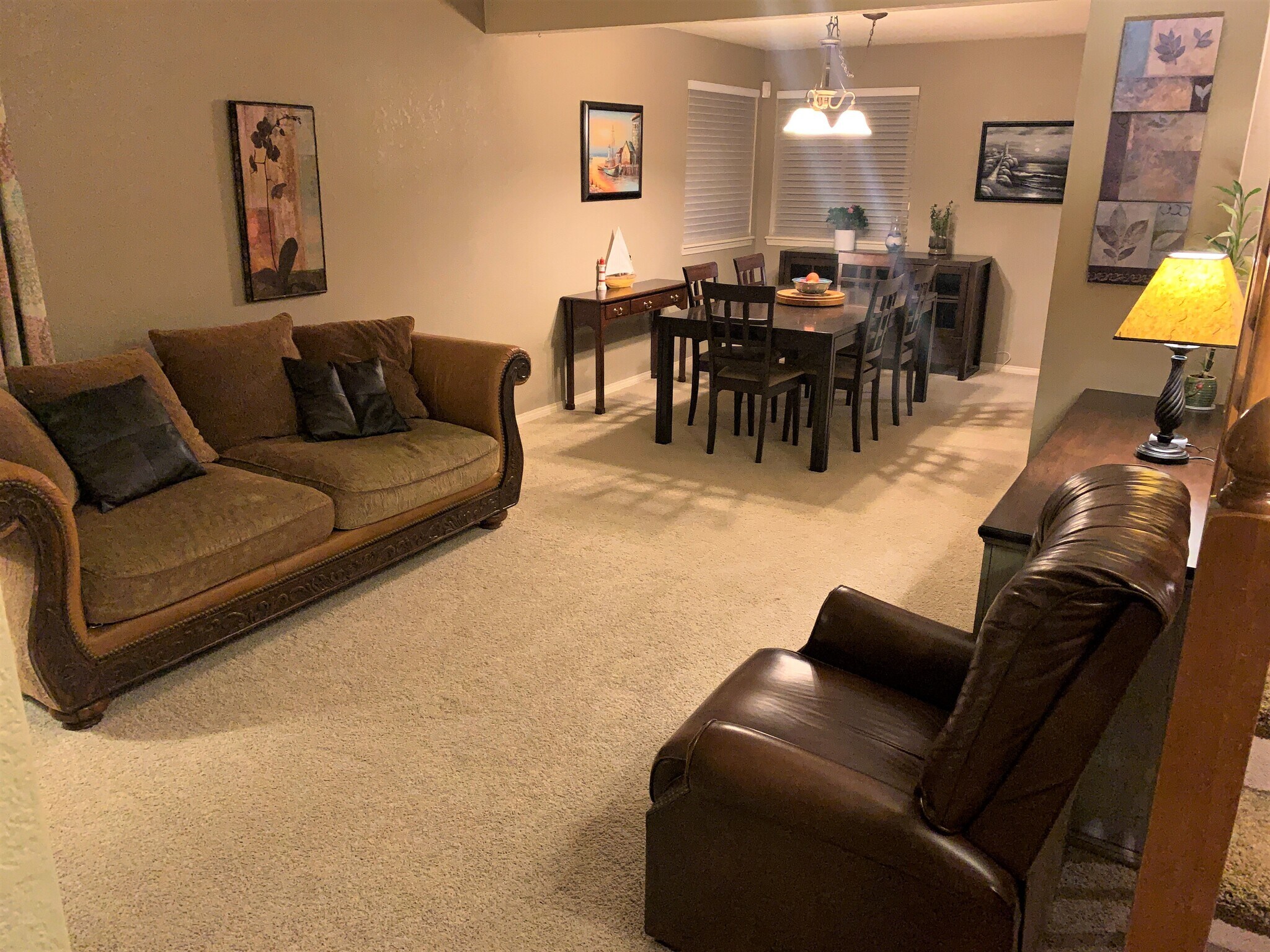 Formal Living Room and Dining Room - Open for Flexible Entertaining and Family Gatherings - 5736 S. Garland Way