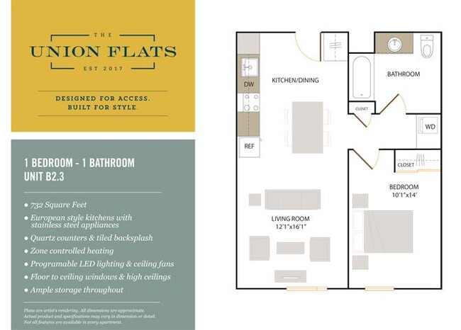 Floorplan - The Union Flats