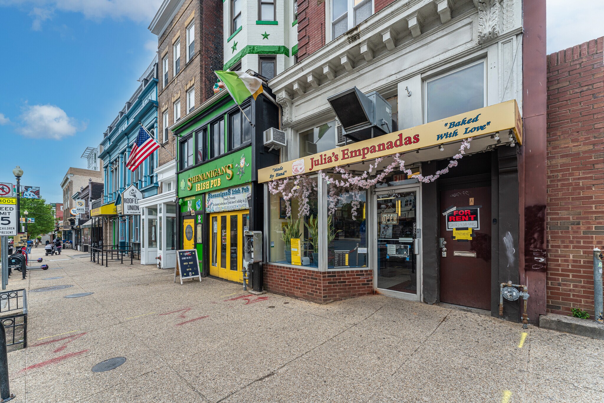 Julia's Empanadas & Shenanigan's Pub just 2 blocks away! - 2328 Champlain St NW