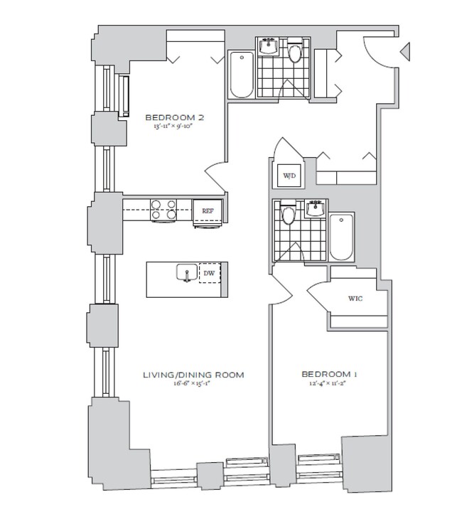 Floorplan - 70 Pine Apartments