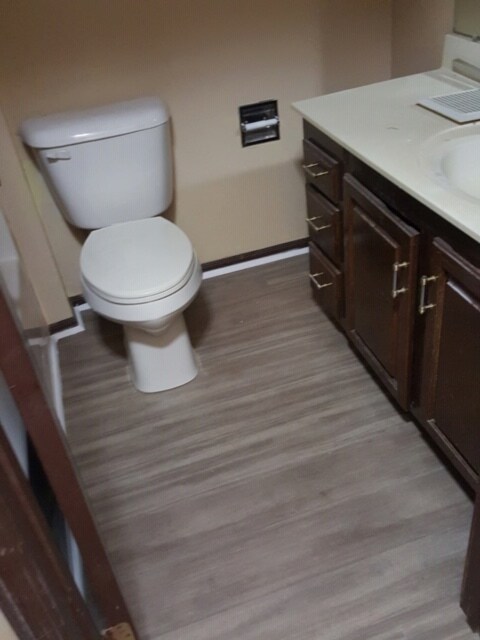 new floors, before painted. - 214 Brian Dr