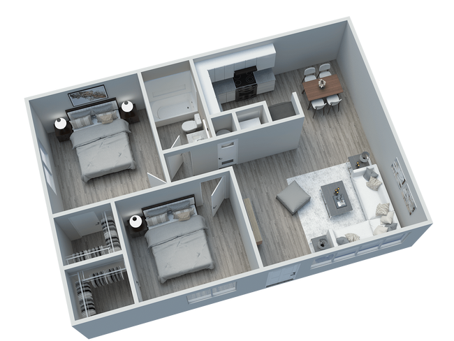 Floorplan - Monte Vista Apartments