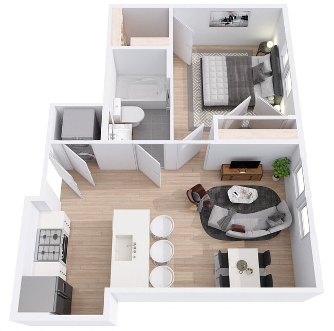 Floorplan - The Riviera on Semmes