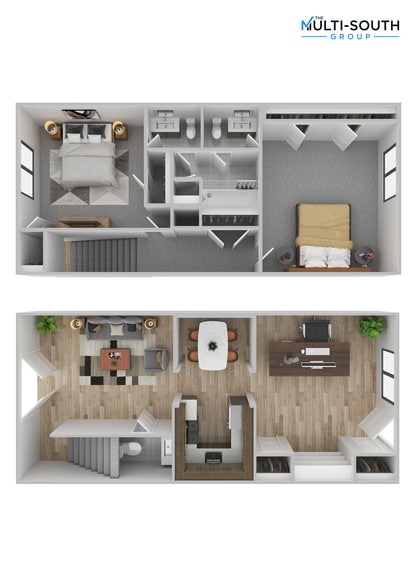 2 bedroom 1.5 bath - Emerald Pointe