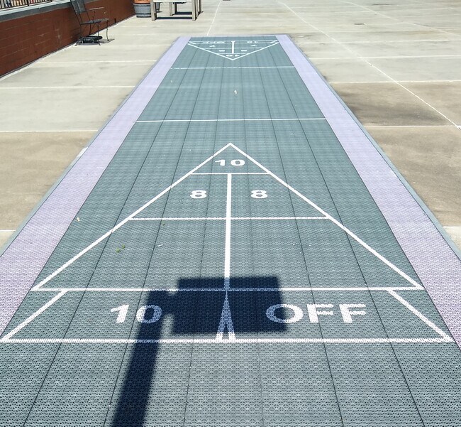 Shuffleboard on terrace - 6500 Woodlake Dr