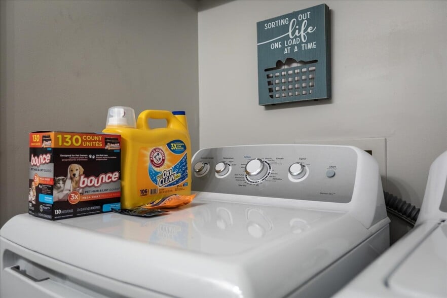 2nd Bathroom - Off Kitchen - Half Bath with Laundr - 1001 N Coler Ave